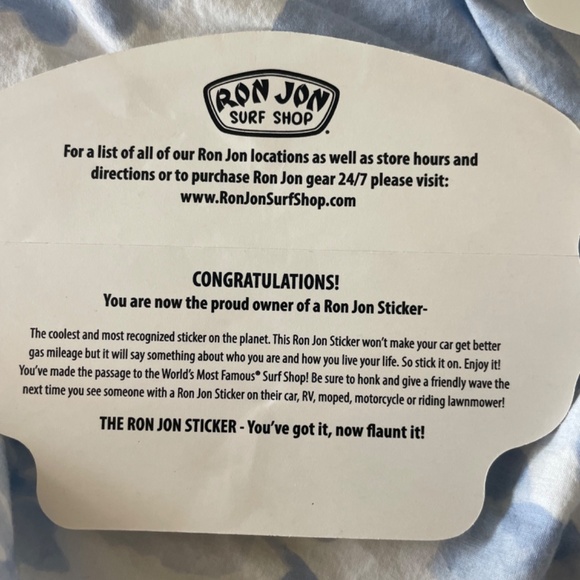 Ron Jon stickers! - Picture 3 of 6